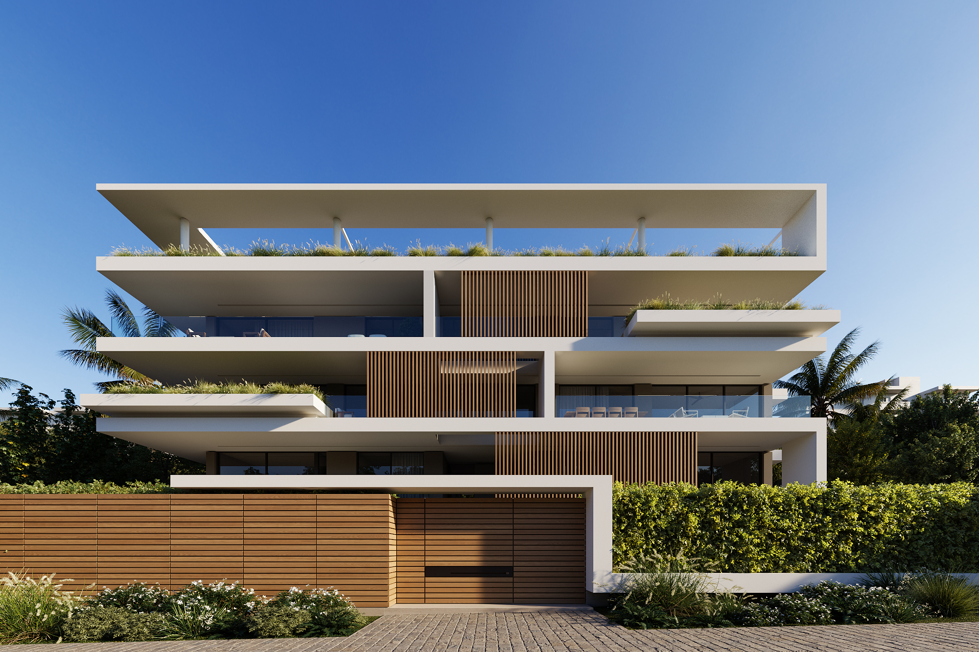 Front façade — Faidras Residences
